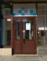 Монтаж алюминиевых дверей